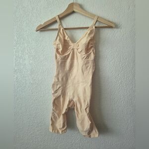 Skims Seamless Cream Bodysuit